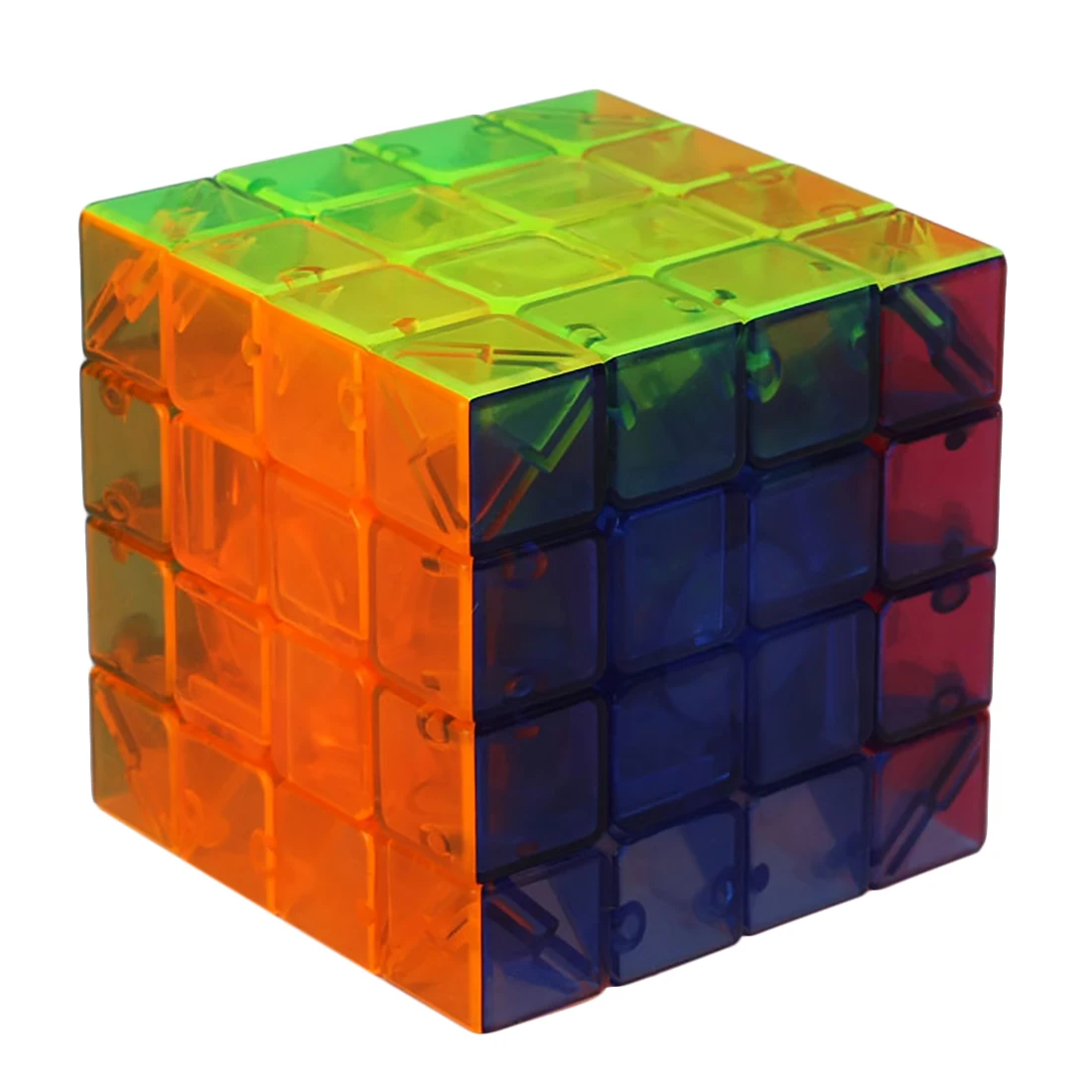 Yongjun YJ Yusu 4x4x4 невидимый волшебный куб Скорость Cube 6,2 см