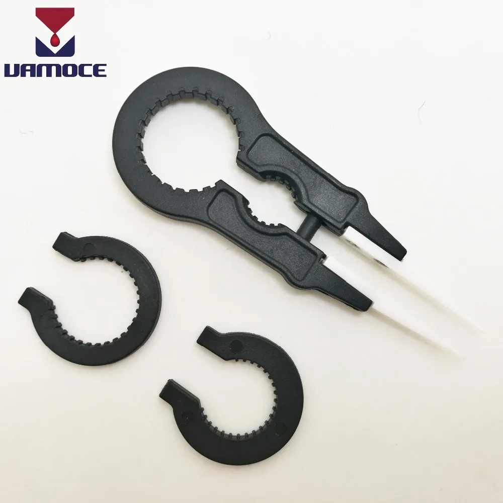 

VAMOCE Vape Tweezer Ceramic Tweezers Multifunctional E Cigarette DIY Tool With Spanner For Atomizer