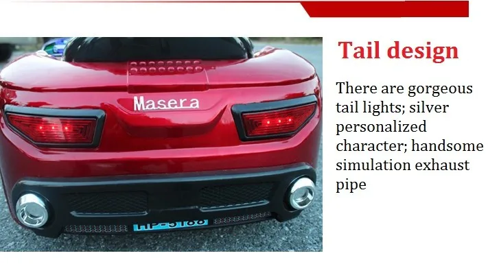 В продаже! Maserati автомобиль Детский Электрический автомобиль дистанционного управления игрушечный автомобиль Четыре коляски ребенок может сидеть