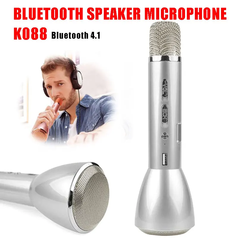 

2019 Hot Selling Bluetooth Wireless Microphone Karaoke Mic Singing Recorder KTV Player Bluetooth Music Microphones