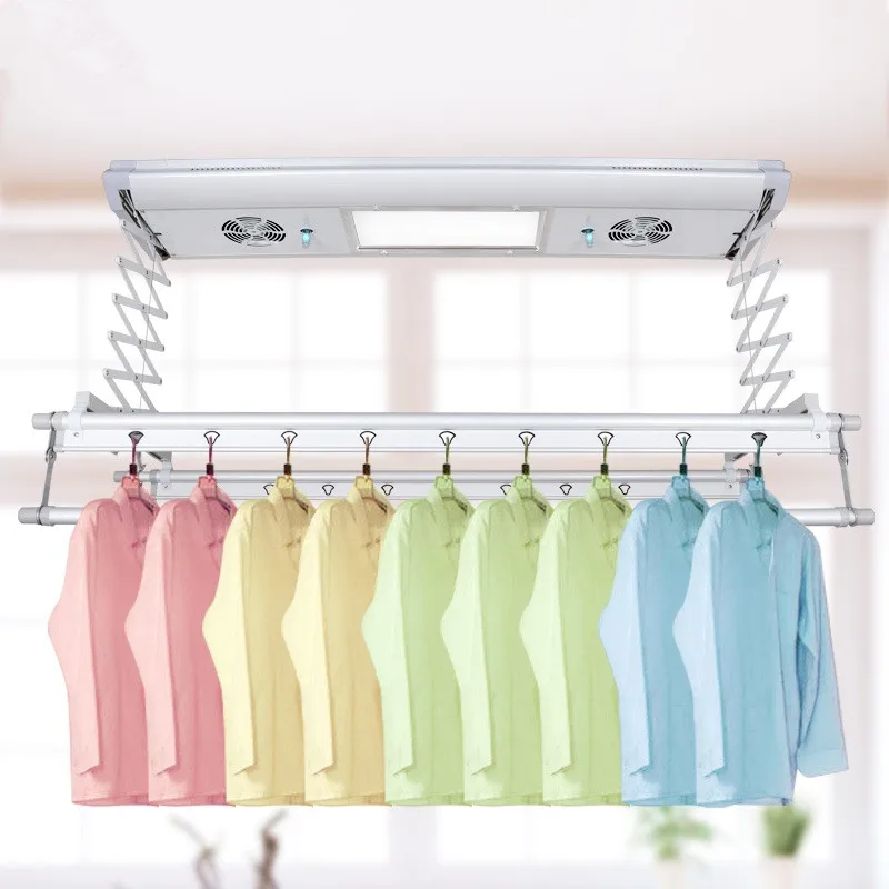 Electric indoor electric lift racks of drying automatic intelligent