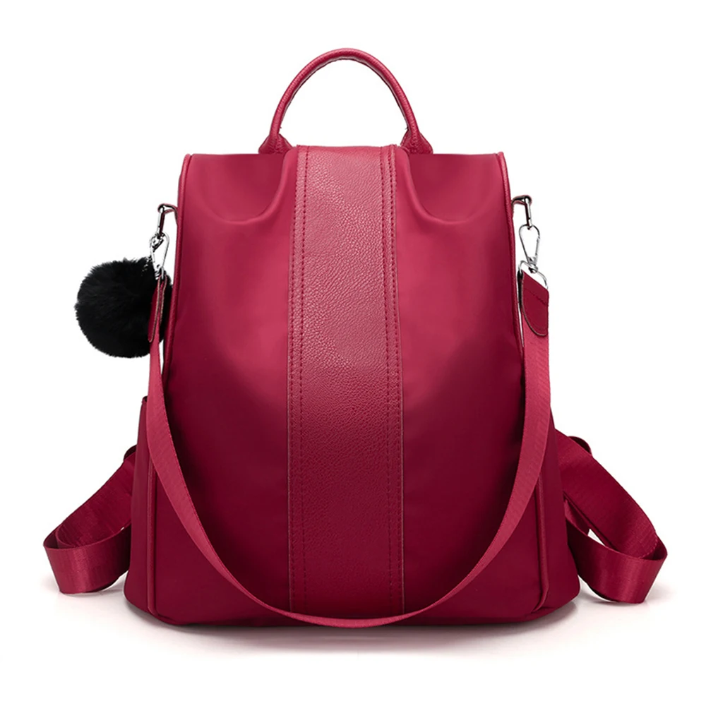 

FASHION Oxford Cloth Leather Backpack Anti-thief Women Backpack Large Capacity School Bag for Teenager Girls Travel Bags Bookbag