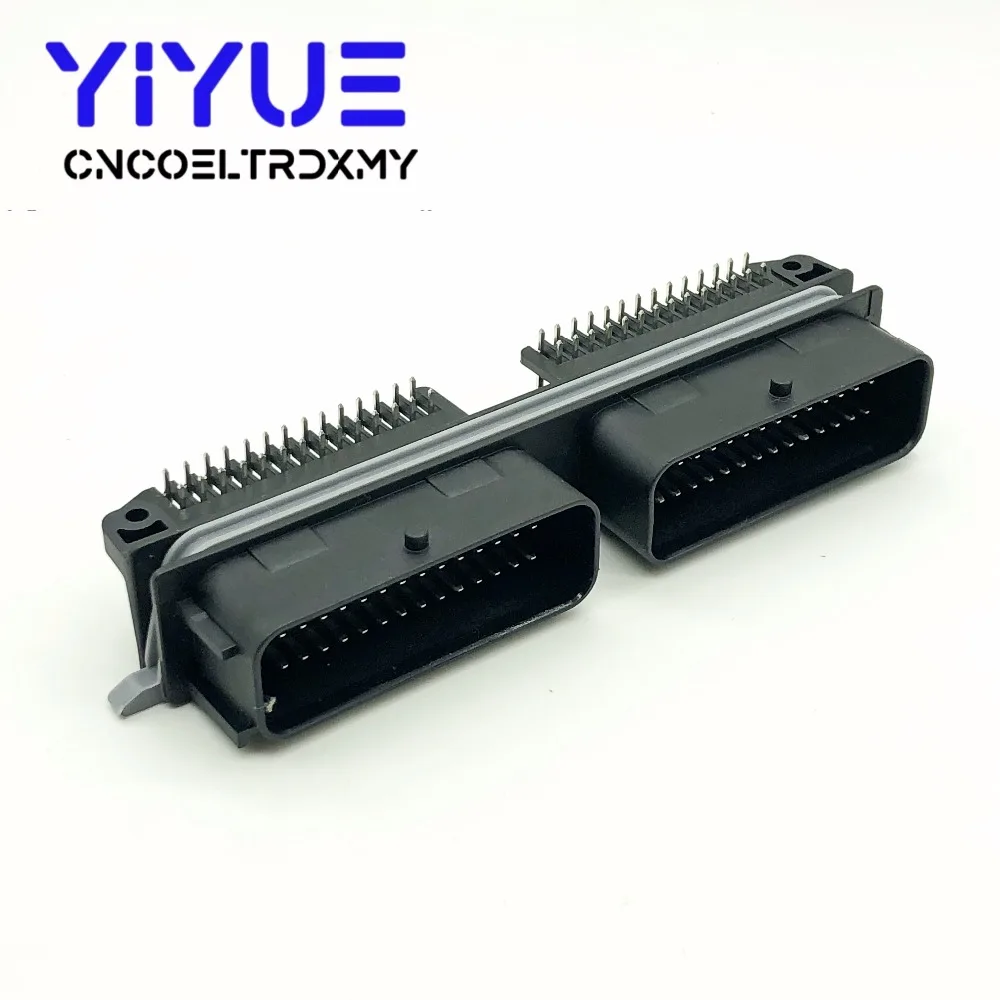1 set 56 Pin Automotive FCI Electronic Pcb Pin Header ECU Connector for trucks with rubber seal (3)