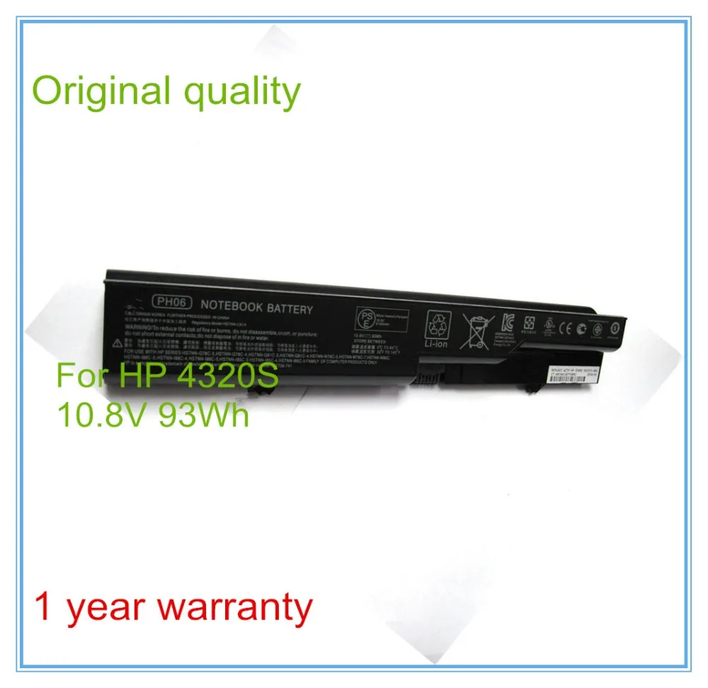 

Оригинальный аккумулятор 93Wh для ноутбука 4320s 4321s 4325s 4420s 4421s 4425s 4520s 4525s PH09 PH06, сотовый телефон 9