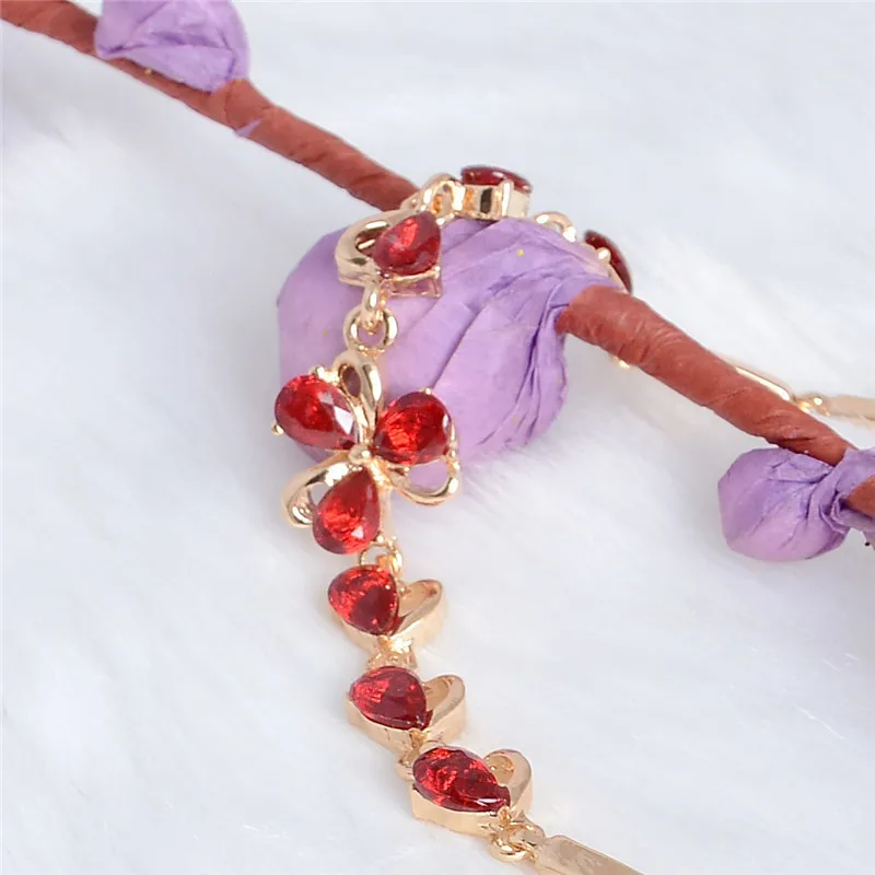 MISANANRYNE золотой цвет разноцветные Австрийские кристаллы Красивая бабочка браслет ювелирные изделия для женщин хорошая