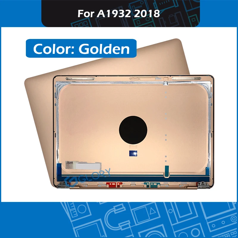 Золотой A1932 ЖК ПАНЕЛЬ задняя крышка чехол для Macbook Air retina 1" Late светодиодный экран задняя крышка Корпус Замена