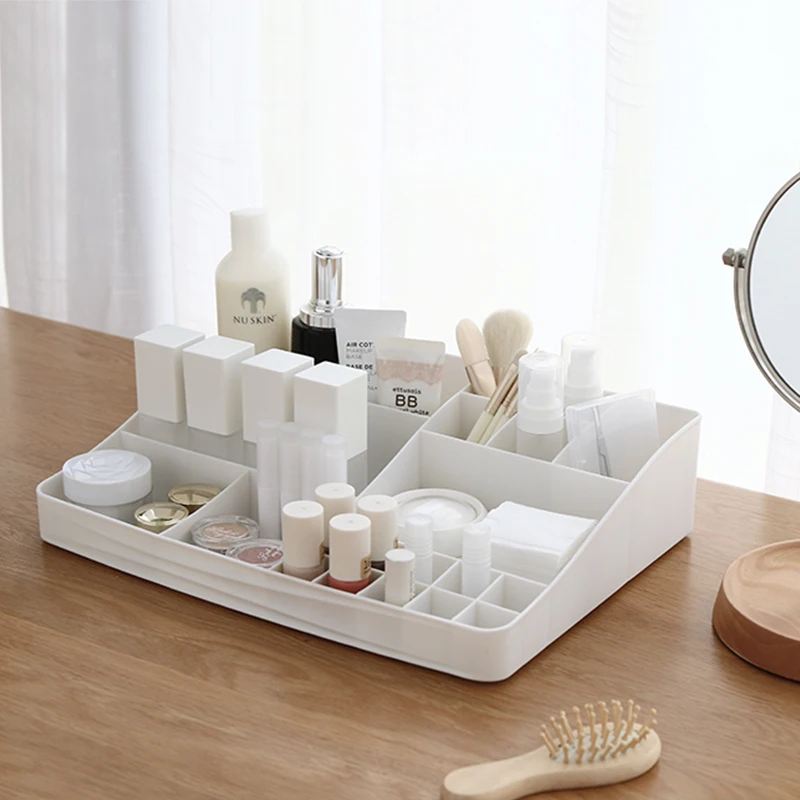 Europe Style Multifunction Storage Box Dressing Table Makeup Storage Box Desktop Sundries