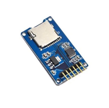 

5pcs/lot MicroSD Card Adapter Micro SD SDHC(high-speed card) Mini TF Card Reader Module SPI Interface With Level Converter