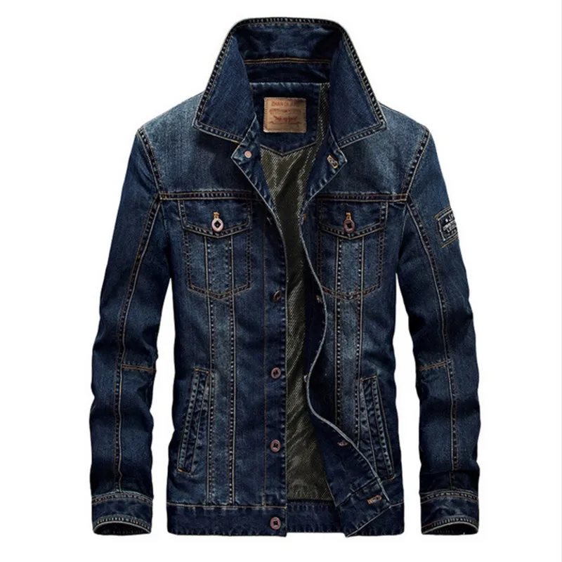 Mens jackets and coats Military style jeans jacket coat Army Multi-pocket Denim men coat Asian size M-4XL Stylish Men jacket Mens jackets and coats Military style jeans jacket coat Army Multi-pocket Denim men coat Asian size M-4XL Stylish Men jacket