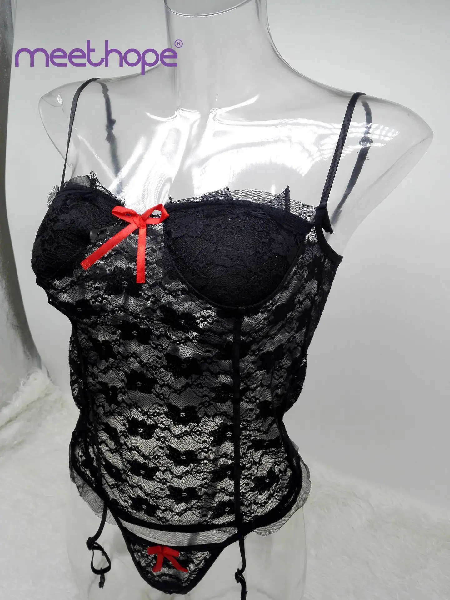 

Erotic underwear sexy clothing hollow backless lace piece perspective three point underwear G word sexy underwear adult products