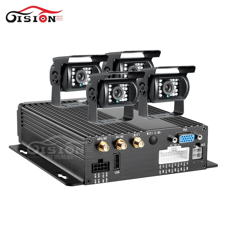 4Pcs Outdoor Bus Rear View Car Camera +4CH SD 3G GPS Wifi Vehicle Car Mobile Dvr Kits CCTV Real Time Surveillance Remote Mdvr 4Pcs Outdoor Bus Rear View Car Camera +4CH SD 3G GPS Wifi Vehicle Car Mobile Dvr Kits CCTV Real Time Surveillance Remote Mdvr