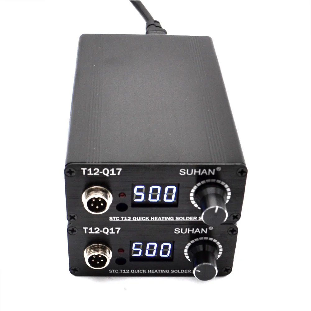 

2017 New version STC-T12-Q17 Digital Soldering Iron Station adjustable temperture T12 soldering station welding iron