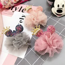 Korea Princess Rabbit Hair Accessories For Girls Flower Crown Lace Hair Bows Deer Hair Clips Rim Hairpins даббинг hemingway deer hair