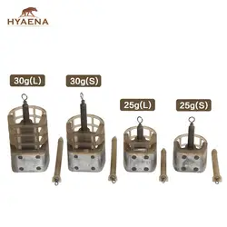 Гиена 25/30g S L рыболовные инструменты, аксессуары приманки клетка-ловушка корзина Фидер для карпфишинга