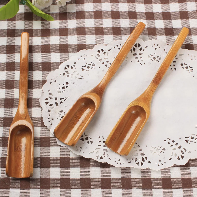 Bamboo Tea Spoon Coffee Tea Cooking Utensil Length 18cm Tea Scoop Home Accessories Free Shipping