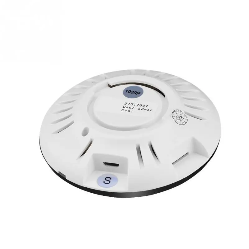 1080P Panoramic Fisheye Camera Phone Control 2-way Audio Fisheye Camera for iOS/Android