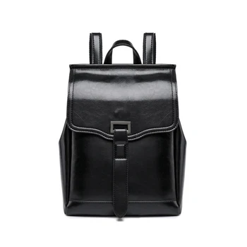 

Fashion Genuine Leather Women Backpack Famous Brand Leather Backpack Female Large Capacity Bookbag Designer Women Shoulder Bags