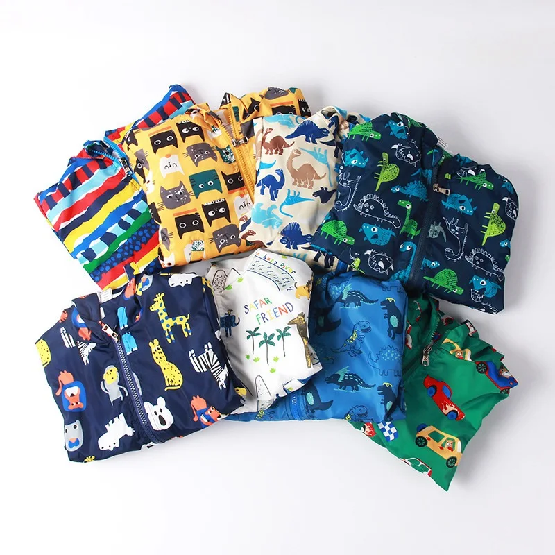 CROAL CHERIE Cute Dinosaur Giraffe Children Coat For Boys Autumn Kids Jacket Boys Outerwear Cartoon Active Children Clothing   (10)
