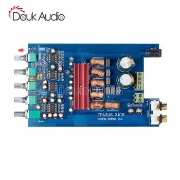 

Hi-Fi 2.1 Channel Audio Power Amplifier Stereo Amp Board 2*50W+100W Subwoofer