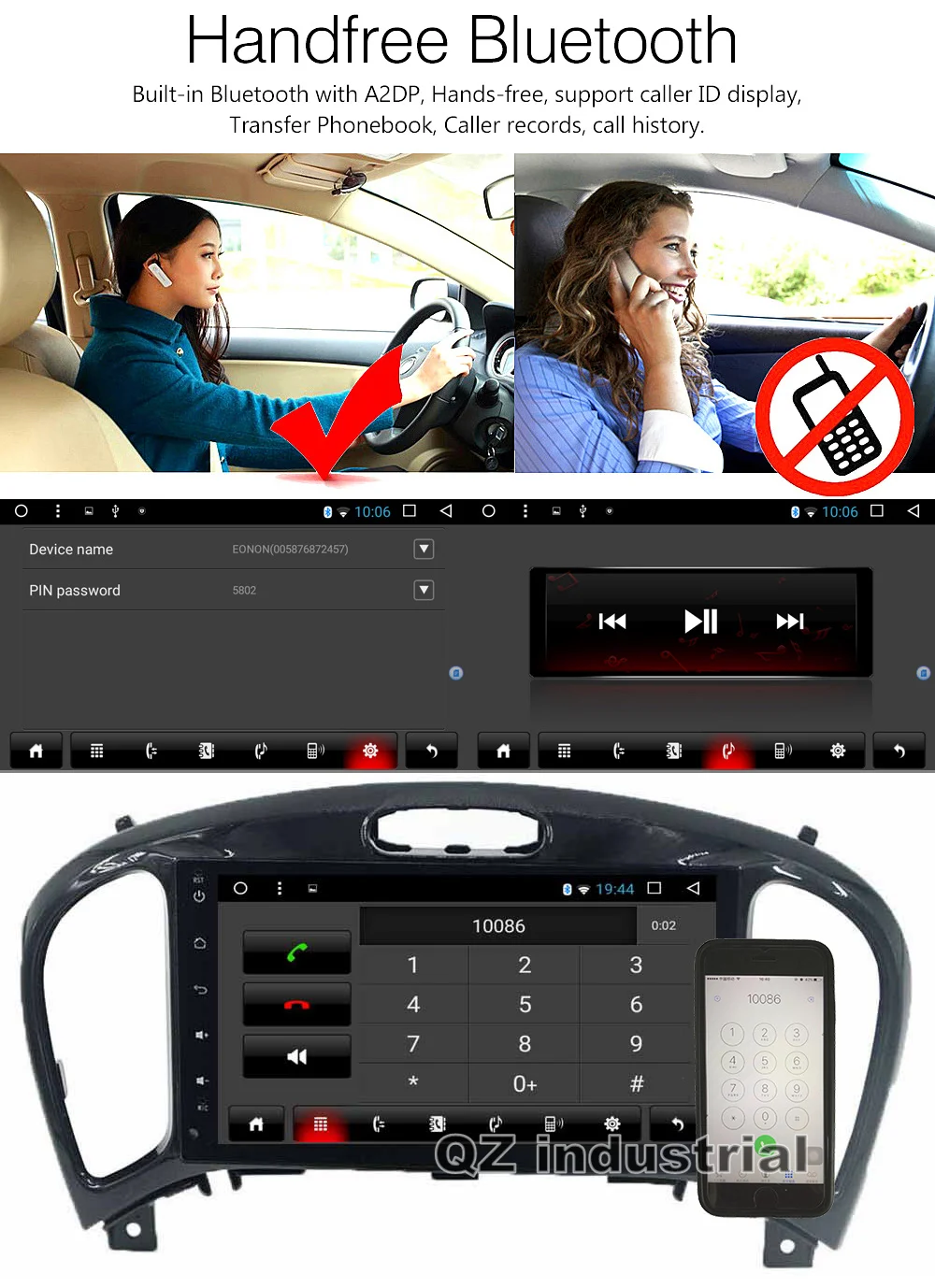 Flash Deal QZ industrial HD 8inch Android 8.1 T3 for Nissan JUKE Car DVD player with GPS 3G 4G WIFI BT Radio Navigation Stereo SWC RDS Map 8