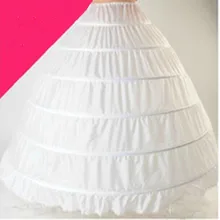 Высокое качество, 6 Обручи из кринолина, Нижняя юбка, Нижняя юбка, комбинация для свадебного платья, свадебное платье