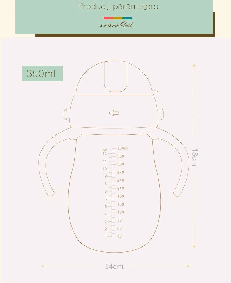 280/350 мл PP бутылочки для кормления детей чашки дети бутылка для воды, молока мягкий рот Duckbill Сиппи младенческий напиток обучение бутылочка для кормления