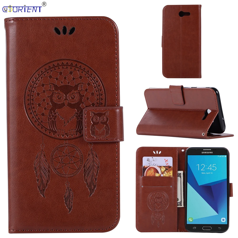 

For Samsung Galaxy Halo Wide 2 J7 Perx Flip Wallet Cover J7 Sky Pro J727 Stand Leather Case SM-J727T1 SM-J727V Bumper Cases Bag