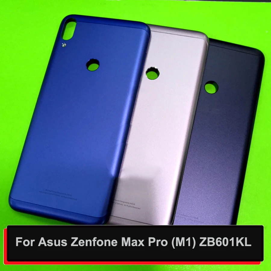 

Original For ASUS ZenFone Max Pro M1 ZB601KL ZB602KL Phone Back Housing Battery Cover Back Door Battery Cover Replacement Parts