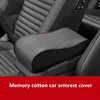 Housses universelles pour accoudoirs de voiture, en cuir véritable, pour Console centrale, boîte de rangement, coussin de Protection, Supports pour les mains ► Photo 3/4