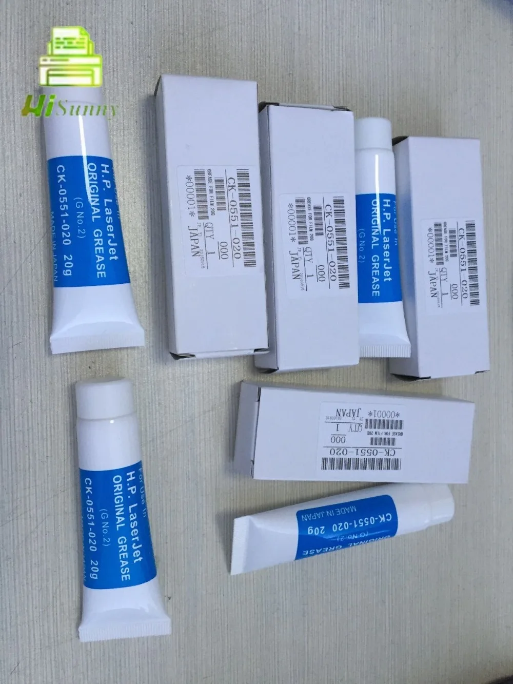

4pcs CK-0551-020 for HP 4015 4014 600 601 602 fuser film sleeve grease