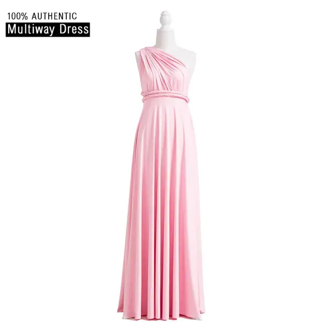 coral pink infinity dress