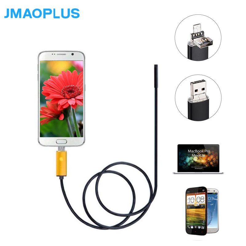 

HD Waterproof Endoscopic Camera Android Usb Camera Camera Mini Usb A Sewer Camera For Windows & Macbook PC Endoscope Android