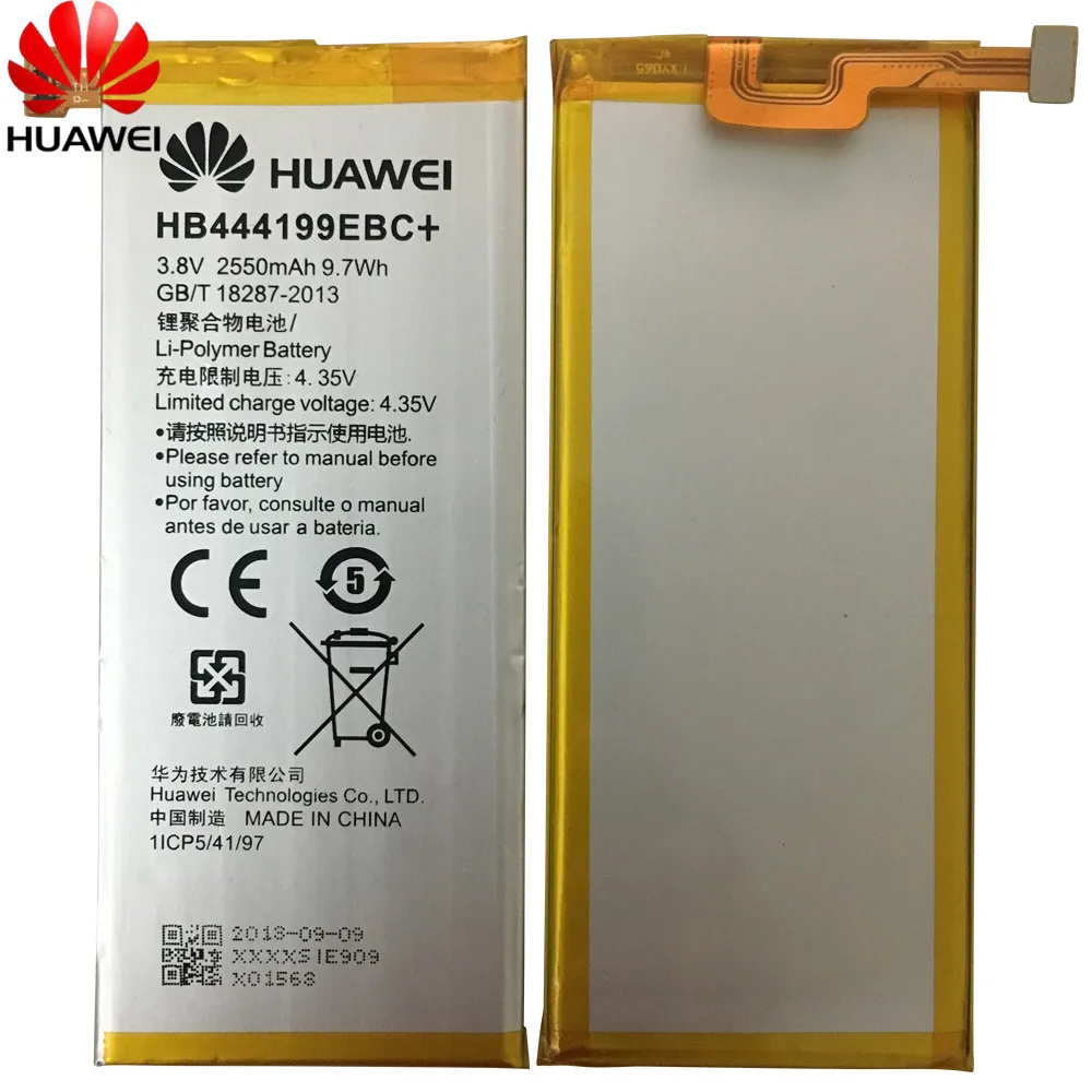 Оригинальный Для Huawei HB444199EBC литий-ионный аккумулятор для телефона honor 4C C8818 CHM-UL00