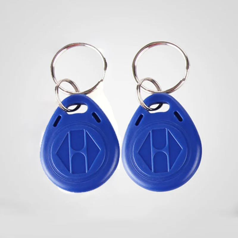 10pcs 13.56MHz IC M1 Keyfobs Tags Access Control RFID Key Finder Card Token Attendance Management Keychain ABS Waterproof