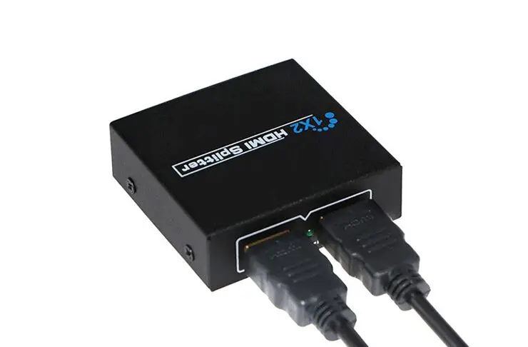 10 шт./лот DHL Бесплатная дома Театр 1 в 2 из HDMI Splitter сепаратор 4 К аудио-видео конвертер для HDTV DVD PS3 PC