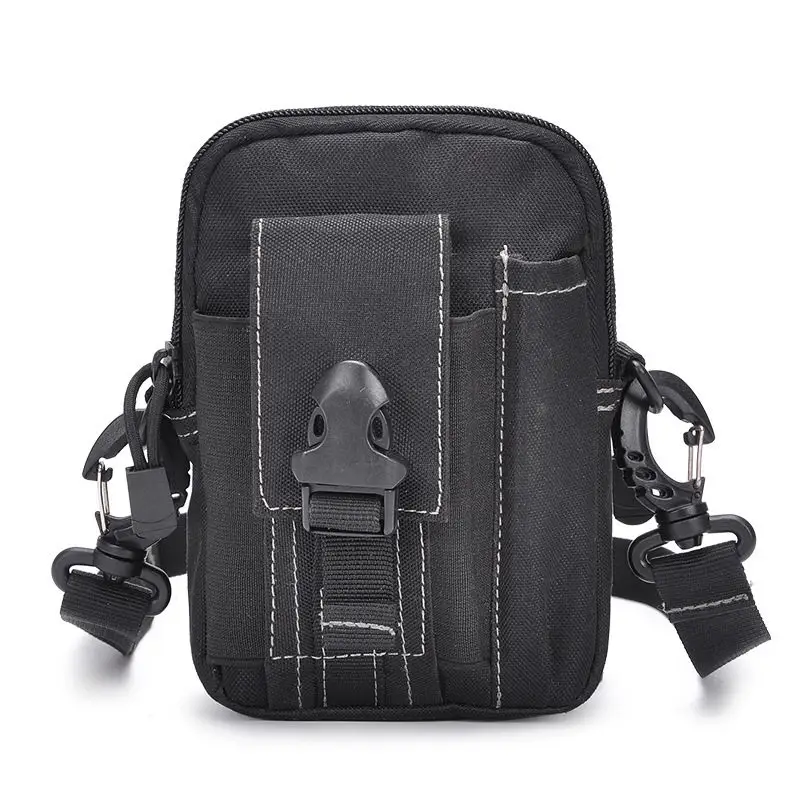 DIINOVIVO, тактическая Сумка Molle, поясная сумка, маленький карман, военная поясная сумка, унисекс, для путешествий, кемпинга, сумки с мягкой спинкой, WHDV1104 - Цвет: White Line