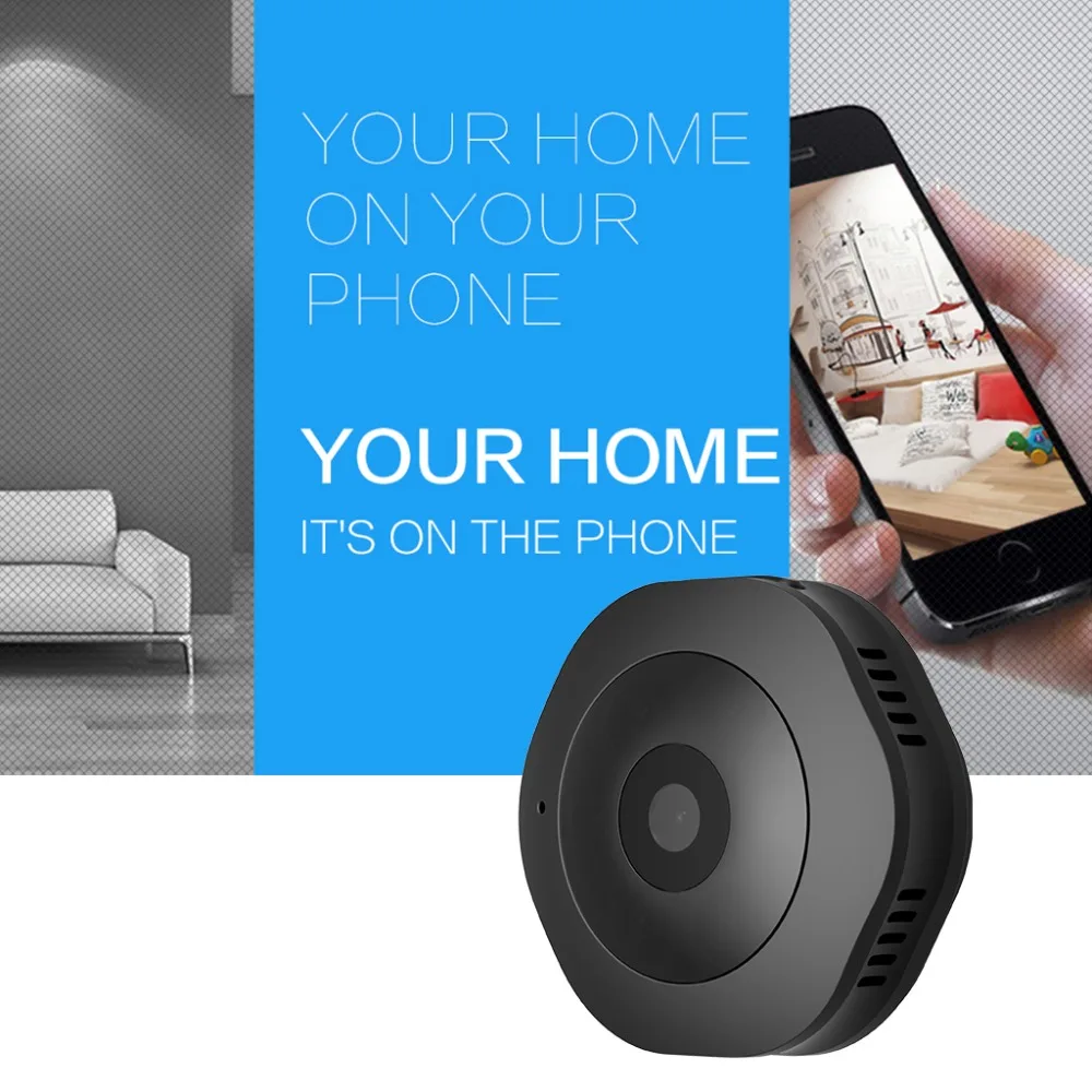 

Wireless Mini Camera HD Video 720P Night Vision Monitor Surveillance Recorder Wifi Remote Control Home Security