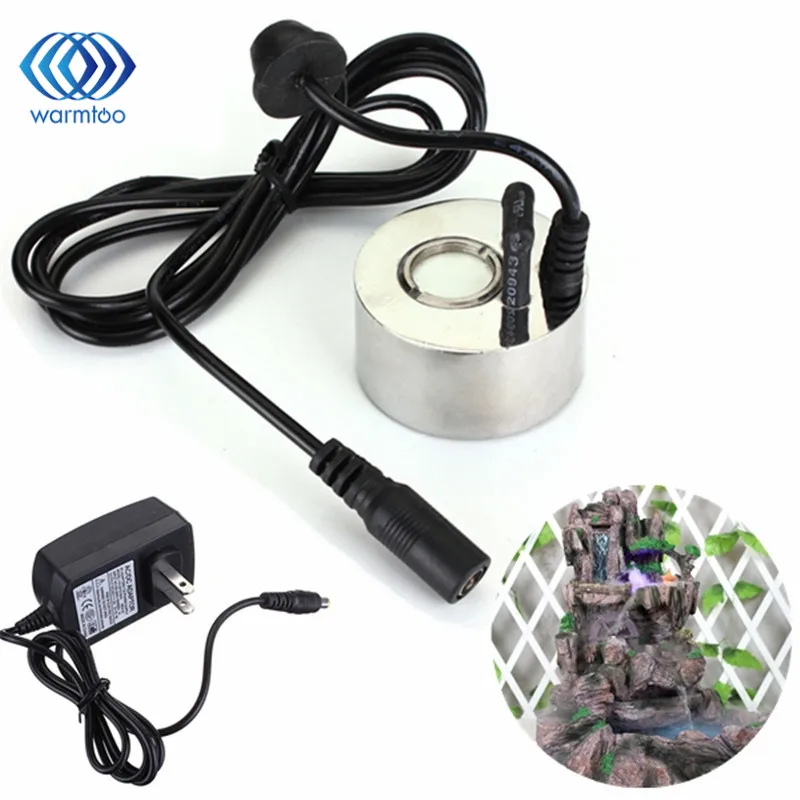 

New With US Plug 46mm Ultrasonic Humidifier Mist Maker Fogger Water Fountain Pond Atomizer Head without Lights for Humidifier