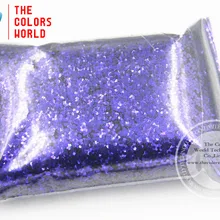 TCR403 переливающийся павлин фиолетовый с синим блеском Цвет 1,0 мм размер блеск для дизайна ногтей или другого DIY украшения