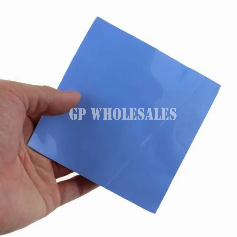 

100mm*100mm*2.0mm Soft Silicone Thermal Pad /Thermal Pads /Heat Conductive for Heatsink IC /Chipset VGA GPU /LED Gap Blue