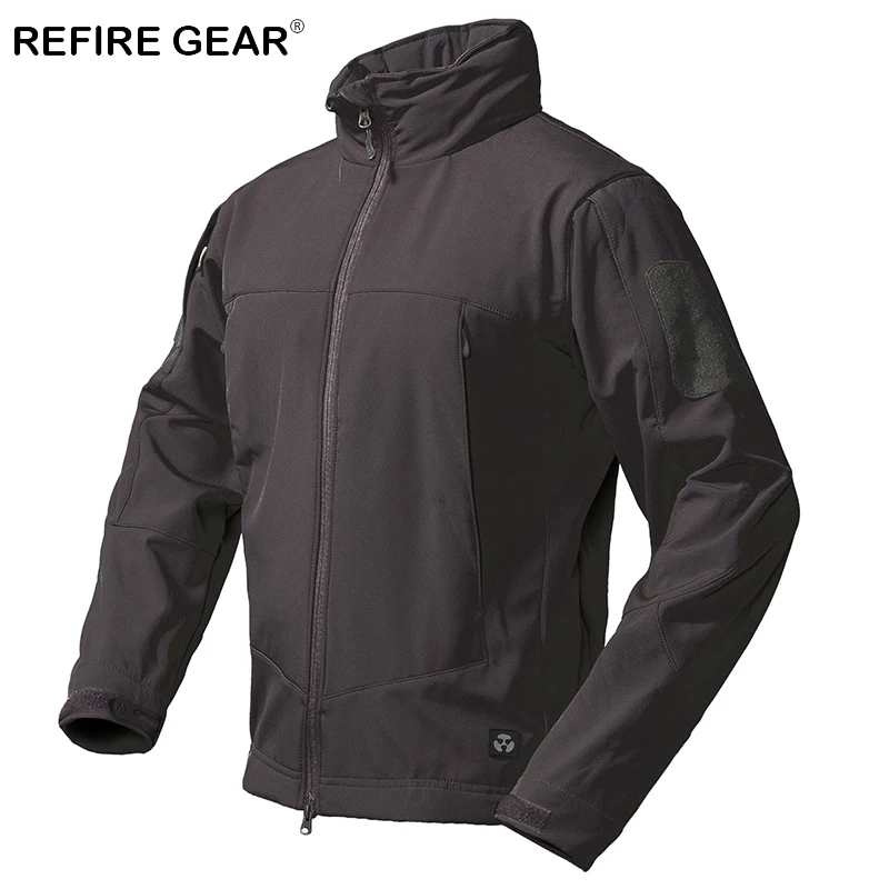 Куртка ReFire Gear мужская непромокаемая с капюшоном и защитой от ветра|Походные
