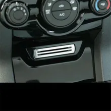 Cotochsun высококачественный ABS хромированный отделка забавное кольцо слот украшение блестки чехол для Ford Fiesta для Ford Ecosport стайлинга автомобилей