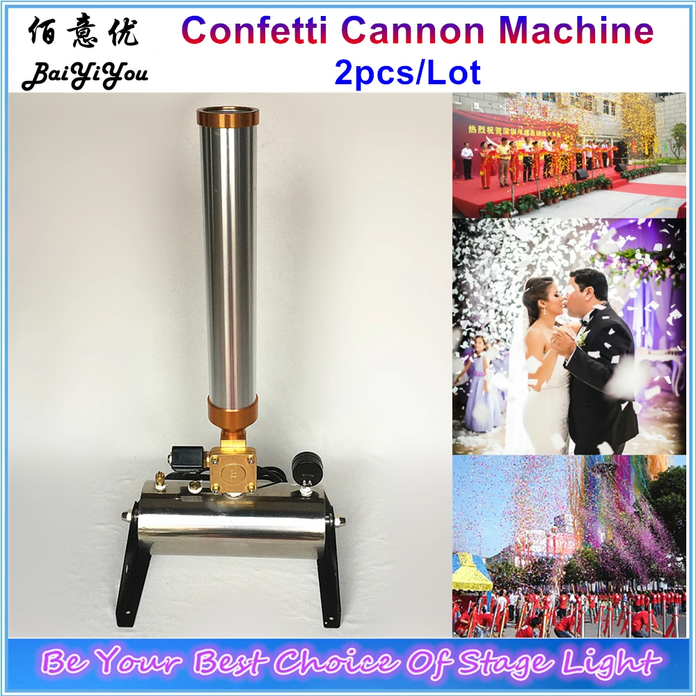2x Party Show Colorful Confetti Ribbon Machine Stage Power Remote