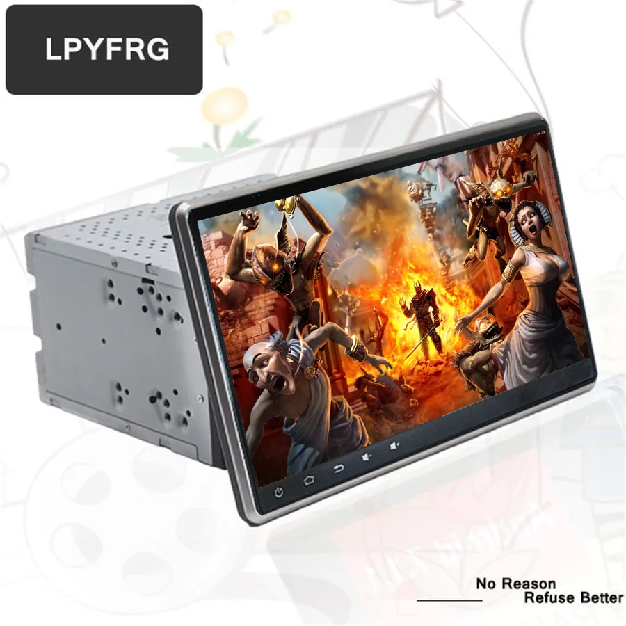Flash Deal 2 din Android 9.0 Octa-Core radio gps multimedia navigation audio For Nissan VW BYD TOYOTA ISO HD 10.1 inch 2din Car dvd player 5