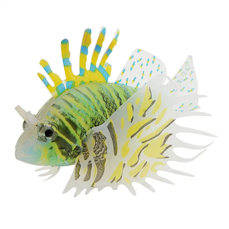 

Simulated Plastic Fake Fish Aquarium Floating Goldfish Jellyfish Fish Tank Underwater World Simulation Night Light Fishes Decor
