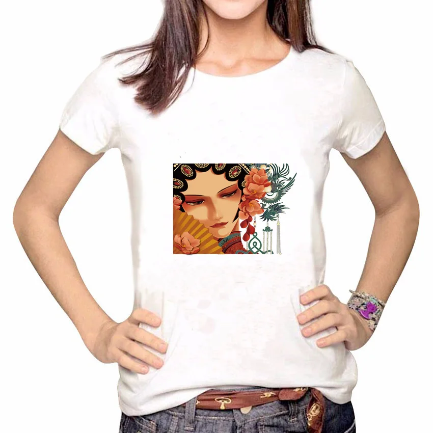 Plus Size Summer Chinese Style High Quality O-Neck womenT-Shirt Loose Print Short Sleeve 5XL 6XL Women Tops | Женская одежда