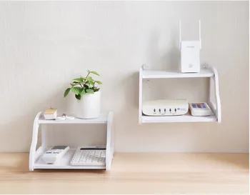 

1PC Telephone Storage Rack TV Set Top Shelf wifi Router Shelf Set-top Box Holder Living Room Storage Holder Rack OK 0709