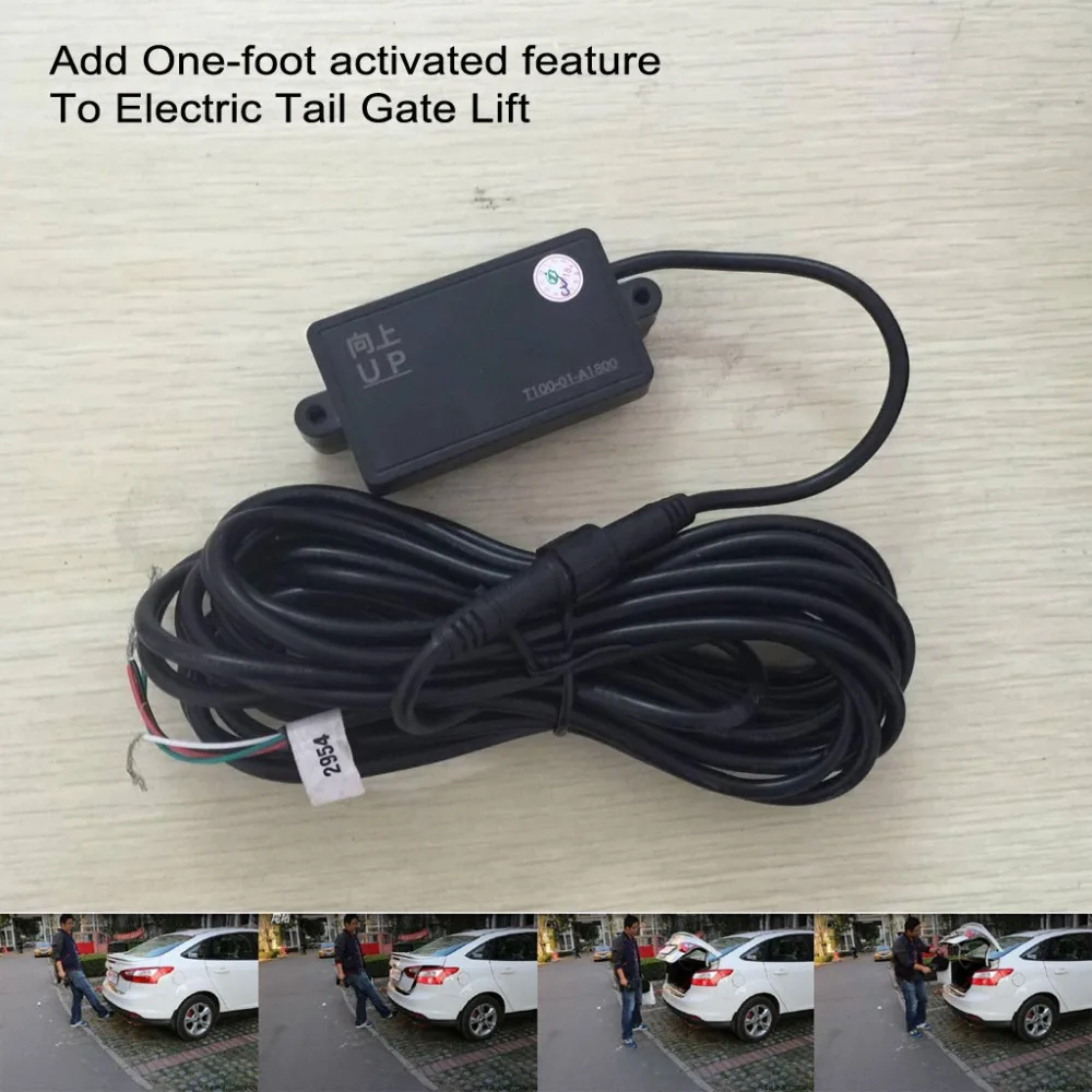 One-foot activated induction module for Smart Auto Electric Tail Gate Lift