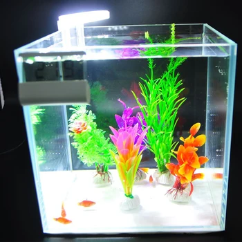 

5W 8LED Aquarium Light for Fish Tank Waterproof Clip-on LED Aquarium Light Fish Tank Aquatic Plants Grow Lamp US/EU/USB Plug