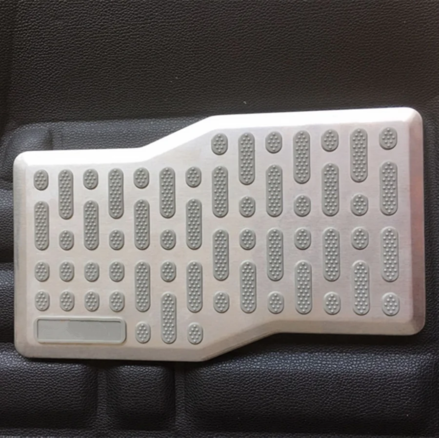 Universal Stainless Steel AntiSkid Car Foot Floor Mats Carpet Mat Pads Rest Pedal Anti Skid